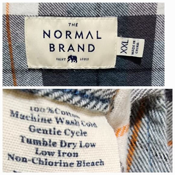 The Normal Brand Shirt Flannel Plaid - Picture 6 of 7